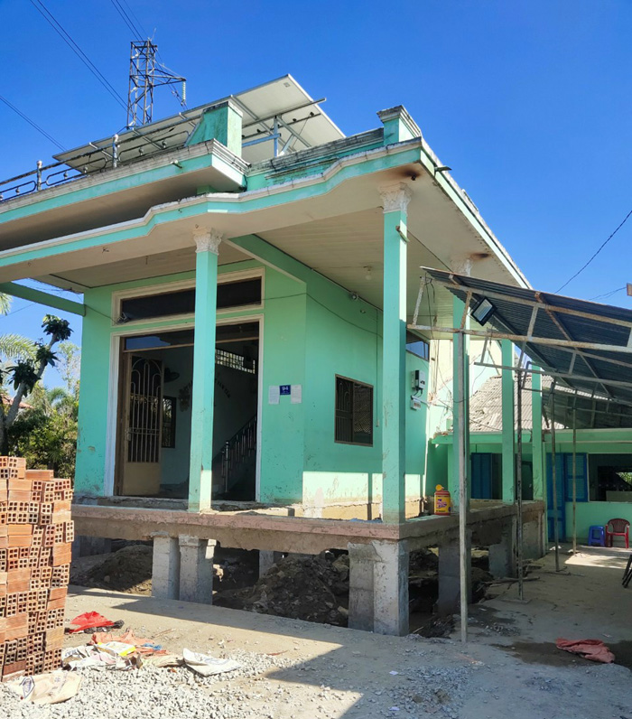 nâng nhà chống ngập